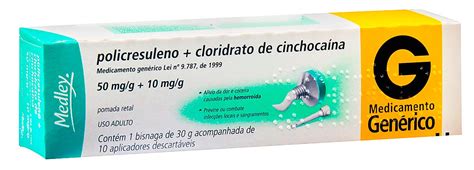 cloridrato de cinchocaína|Bula do Policresuleno + Cloridrato de Cinchocaína